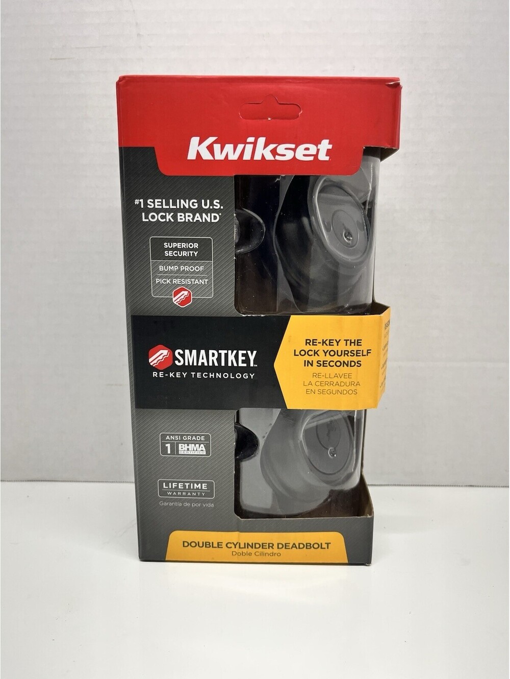 KWIKSET Signature Series 985 Venetian Bronze Double Cylinder Deadbolt 99850-057